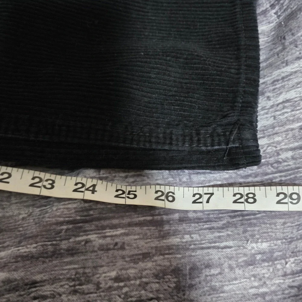 Emprye black corduroy
